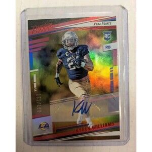 KYREN WILLIAMS RC AUTO /199 2022 Panini Prestige RED Xtra Points Rookie RAMS